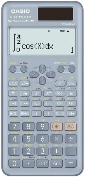 Calculadora Científica Casio FX-991ES Plus-BU 2da Edición Azul