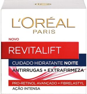 Crema Hidratante L'Oréal Antiarrugas Revitalift Noche - 50mL