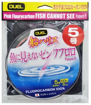 Tanza Duel Fluorocarbon H4399-SP 100m 9kg - Pink