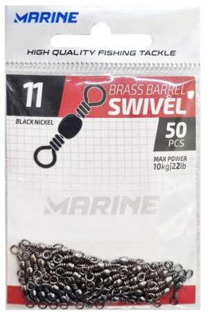 Girador Marine Sports 11 Black Nickel Swivel con 50 pcs
