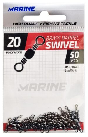 Girador Marine Sports 20 Black Nickel Swivel con 50 pcs