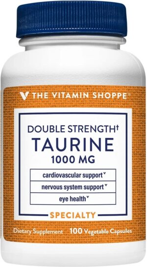 The Vitamin Shoppe Taurine 1000mg (100 Capsulas)