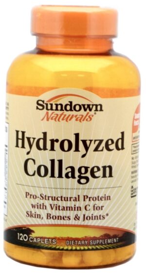 Colágeno Sundown Naturals Hydrolyzed Collagen 120 cápsulas