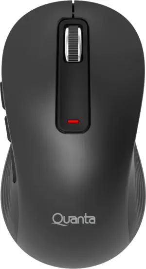 Mouse Óptico Quanta QTMOI40 Inalámbrico Click&Go Negro