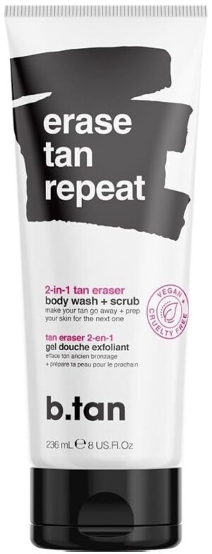 Gel de Baño B.Tan Erase Tan Repeat 2 en 1 Tan Eraser - 236mL