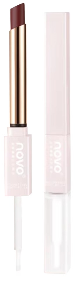 Lápiz Labial Novo Silky Mist Raincoat 2en1 893 Cinnamon Powder (3.5g + 1g)