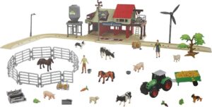 Toys Set de animales de granja Zhong Jieming Q9899-ZJ80 (31 Piezas)