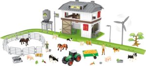 Toys Set de animales de granja Zhong Jieming Q9899-ZJ82 (117 piezas)