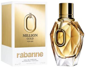Perfume Paco Rabanne Million Gold EDP 50mL - Femenino (Recargable)