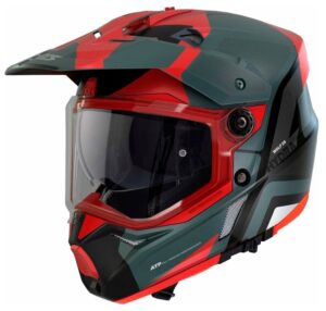 Casco para Moto Axxis Wolf DS Hydra B5 - Tamaño M (57-58) - Rojo