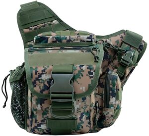 Bolsa Táctica Doberman Jungle 510425 5L Camuflado Verde