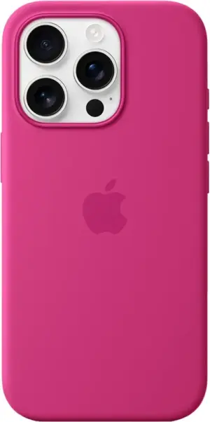 Funda Apple para iPhone 16 Pro MYYN3ZM/A - Silicone Case MagSafe Fuchsia