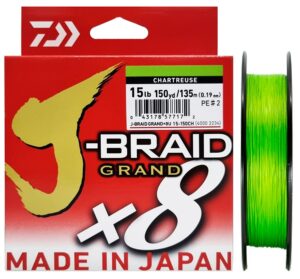 Hilo Multifilamento Daiwa J-Braid Grand X8 0.19mm 15lb 135m