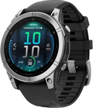 Reloj GPS Garmin Fenix E 47MM Amoled 010-03025-00 - Stainless Steel/Black
