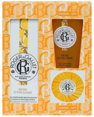 Kit Perfume Roger & Gallet Bois d'Orange EDP 100mL+Gel Douche 50mL+Jabón 50g - Unisex