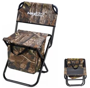 Silla plegable con bolso Maxgo - Camuflado marrón