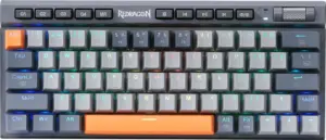 Teclado Gaming Redragon K634GG-RGB-PRO Traric Pro Gris (Inglés - 3 Modos) Switch Red