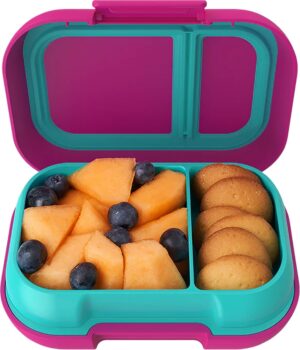 Lonchera para Escuela Bentgo Kids Snack Container - BGKDSNK-F Fuchsia/Teal