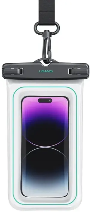 Bolsa para celular impermeable Usams US-YD013 6.7" - Blanco