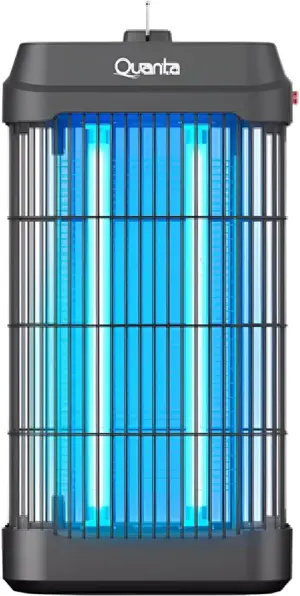 Mata Insectos Eléctrico Quanta 360° Quanta QTMIE16 Interno 16W 220V/50Hz Negro