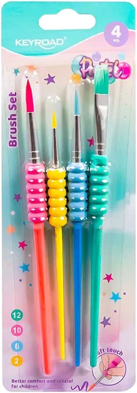 Pincel Keyroad - KR973093 (4 Unidades)