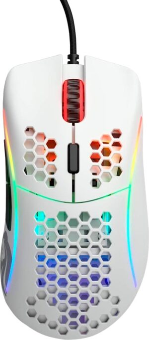 Mouse Gamer Glorious MODEL D RGB - Glossy White (Con cable)