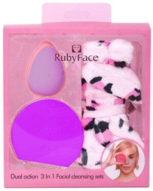 Kit de Limpieza Facial Ruby Face Dual Action 3 en 1 - Y11709