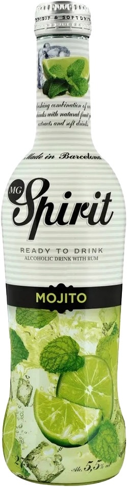 Bebida Carbonatada MG Spirit Mojito - 275mL