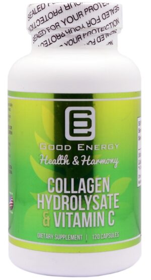 Colágeno Good Energy Health & Harmony Collagen Hydrolysate & Vitamin C 120 cápsulas
