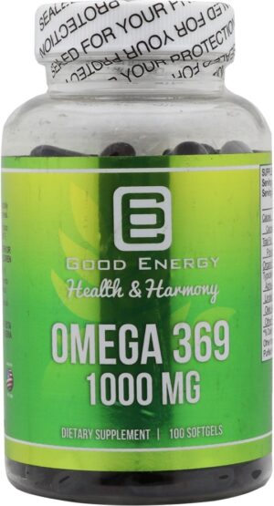 Suplemento Good Energy Omega 369 1000 mg 100 Capsulas