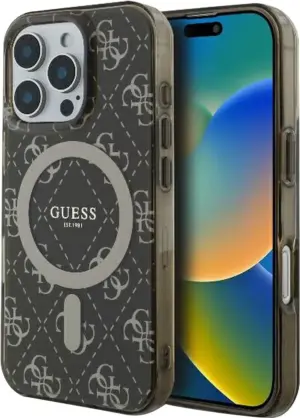 Funda Guess para iPhone 16 Pro Max GUHMP16XH4DTEW - Black
