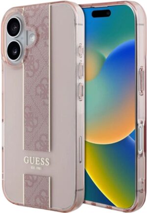 Funda Guess para iPhone 16 GUHCP16SHS4PPP - Pink