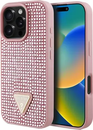 Funda Guess para iPhone 16 Pro GUHCP16LHDGTPP - Pink