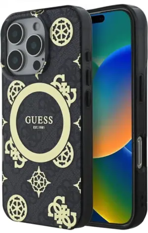 Funda Guess para iPhone 16 Pro Max - Black Golden