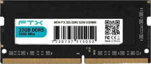 Memoria para Notebook RAM FTX 32GB 5200MHz DDR5