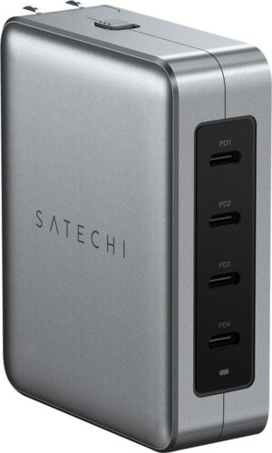 Cargador de Pared Satechi 4 Puertas USB-C PD GaN 145W ST-W145GTM