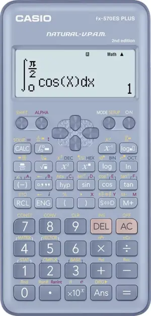 Calculadora Científica Casio FX-570ES PLUS 2da Edición Azul