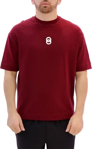 Camiseta Joog Oversize Bordó Masculina