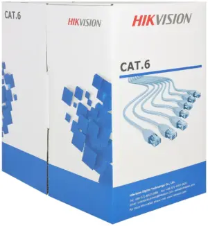 Cable de Red UTP Hikvision DS-1LN6-UE-W CAT6 305m Azul
