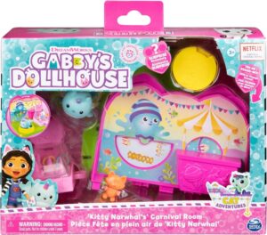 Set Kitty Narwhal`s Carnival Room Gabby`s Dollhouse Spin Master - 6067359