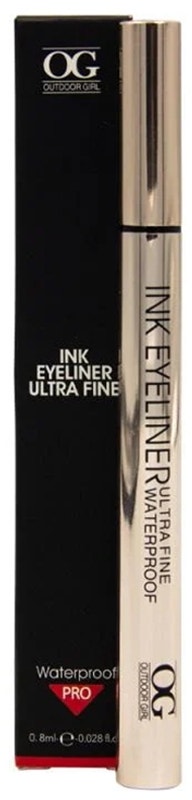Lápiz delineador Outdoor Girl Ultra Fine Waterproof Black - 0.8mL