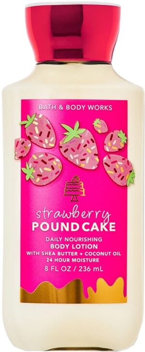 Loción Corporal Bath & Body Works Strawberry Pound Cake 236mL