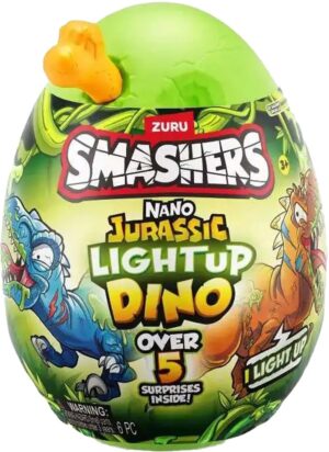 Smashers Nano Jurassic Light Up Dino Surprises Zuru - 74132