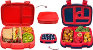 Set de Lonchera Escolar Bentgo Back To Lunch - BGPTFR-RKT Red (2 piezas)