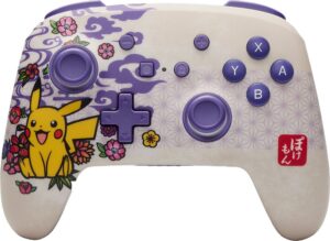 Control PowerA Nintendo Switch Pokemon Blossom NSGP0324-01 (Inalámbrico)