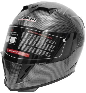 Casco para Moto Jiekai JK-310-6 Grey/Black - (Dark Visor)