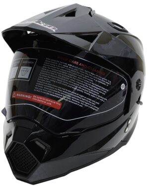 Casco para Moto Jiekai JK-802 Flat Black - (Dark Visor)