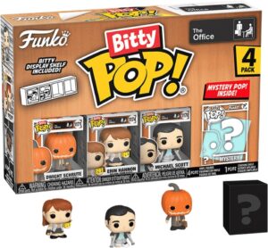 Muñecos Dwight Schrute/ Erin Hannon/Michael Scott - The Office Funko Bitty POP! 4 Pack