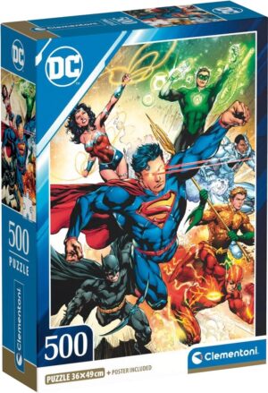 Rompecabeza DC Comics Justice League Clementoni - 35531 (500 pzs)