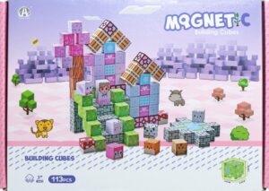 Cubos Magnéticos de Construcción Magnetic Chuang Huang - CH1332 (113 pzs)